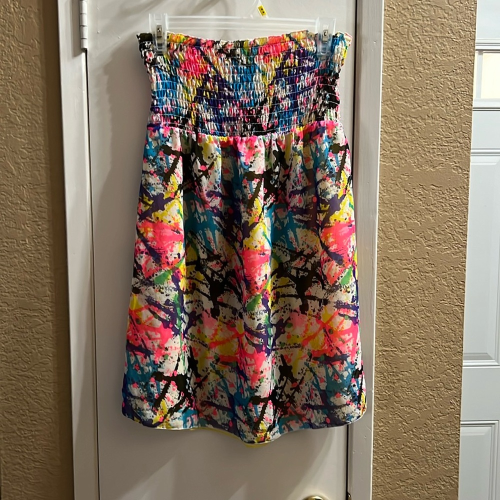 Paint splatter Tube Top